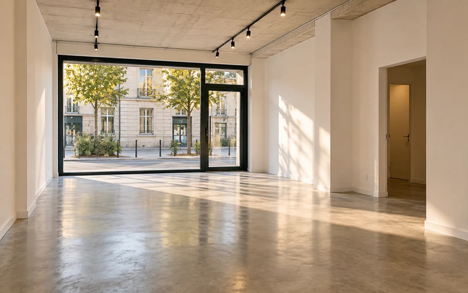 Local commercial pied d'immeuble — vue principale