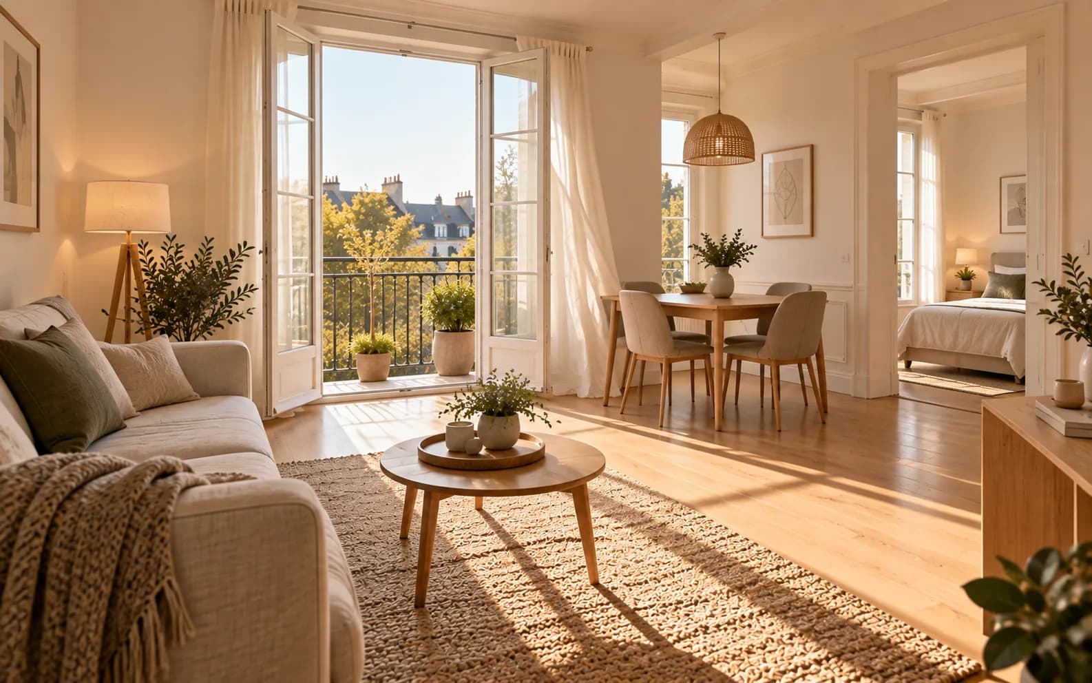 T3 lumineux avec balcon — vue principale